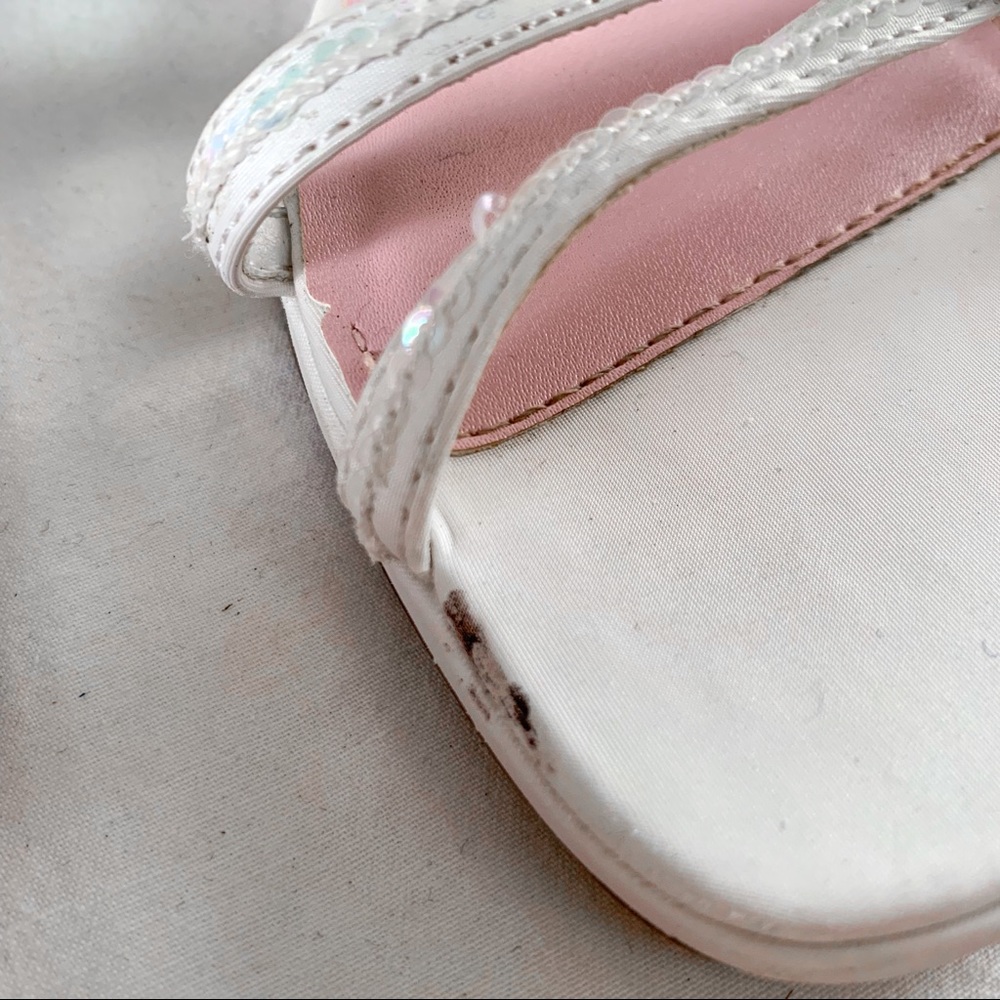 Sonoma white sequin heels - Picture 6 of 7